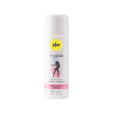 Збуджувальний лубикант на водній основі pjur myglide 30 мл, із женьшенем, тепло+поколювання