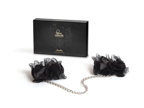 Наручники Bijoux Indiscrets - Frou Frou Organza handcuffs, атлас і органза, подарункове паковання