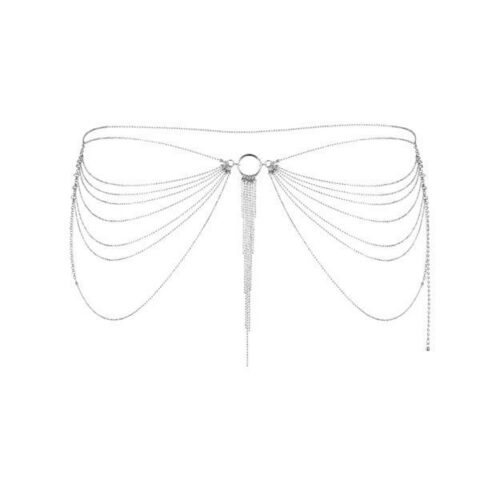 Ланцюжок трусики або ліф Bijoux Indiscrets Magnifique Waist Chain - silver, прикраса на тіло