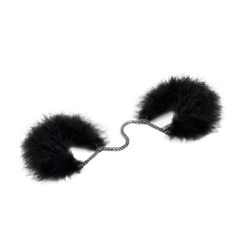 Пухнасті наручники Bijoux Indiscrets Za za zu - feahter handcuffs, пір'яні, подарункове паковання