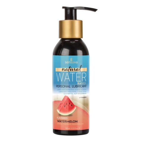 Змазка на водній основі Sensuva Natural Water-Based Watermelon (125мл) без гліцерину та парабенів
