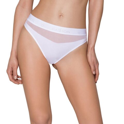 Трусики с прозрачной вставкой Passion PS006 PANTIES XL, white
