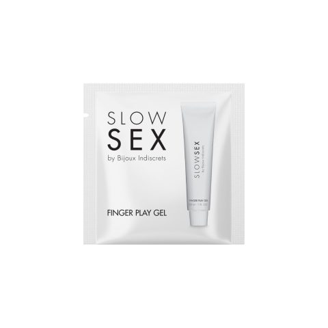 Пробник гель-змазки для мастурбації Bijoux Indiscrets Slow Sex Finger play gel