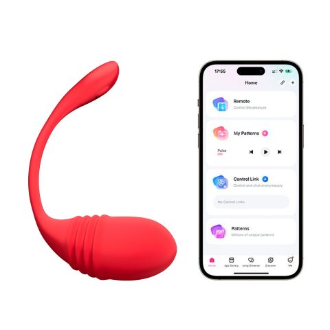 Смарт-віброяйце з пульсацією Lovense Vulse (Thrusting Egg Vibrator), імітація фрикцій