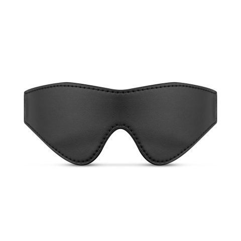 Маска Bedroom Fantasies: Faux Leather Blindfold, чорна