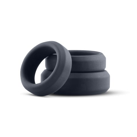 Набір ерекційних кілець Boners 3 Ring kit (flat rings), 3; 3,5 та 4 см