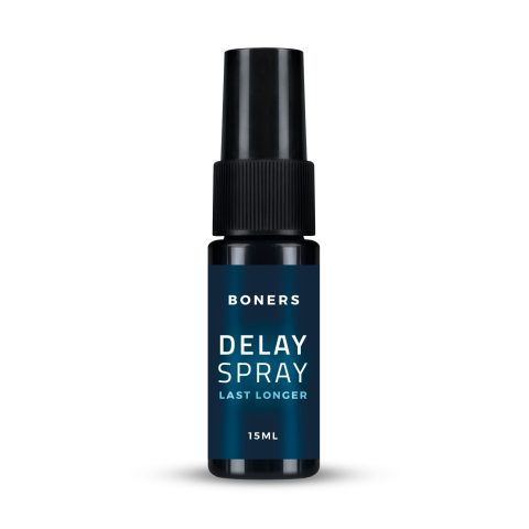 Спрей-пролонгатор Boners Delay Spray 15 мл, легкий анестетик лаурет-9 + метил лактат