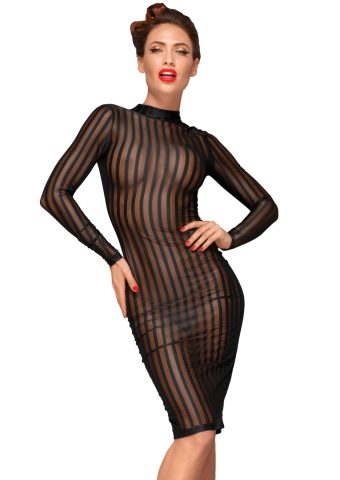 Сукня з мокрим ефектом Noir Handmade F182 Classic dress made of elastic tulle, M