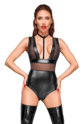 Боді з мокрим ефектом Noir Handmade F183 Powerwetlook body, 3XL