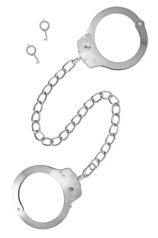 Металеві поножі Fetish Tentation Adjustable metal ankle cuffs