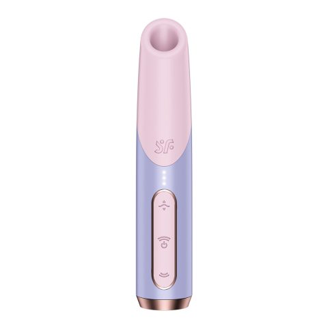 Вакуумний стимулятор Satisfyer Bold Kiss Violet, магнітна технологія 3D Air Pulse, 30 режимів роботи