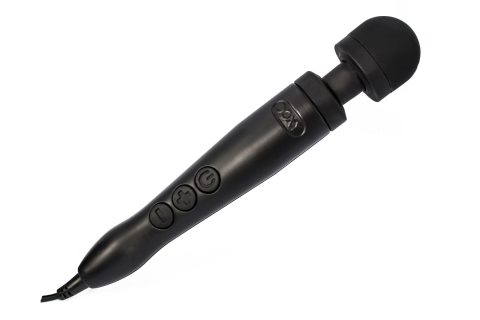 Вібромасажер DOXY Die Cast 3 Matt Black, дуже потужний, живлення 220В, металевий корпус