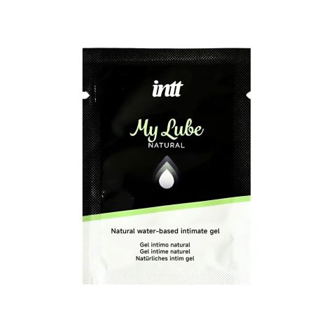 Пробник лубриканта на водній основі Intt My Lube Natural, 2 мл