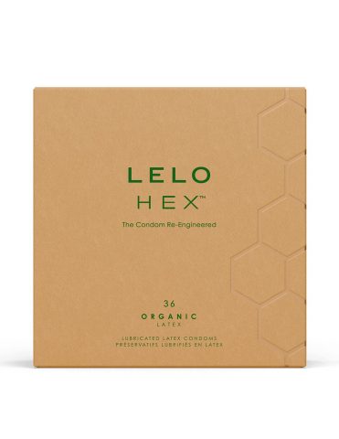 Презервативи LELO HEX Condoms Organic 36 Pack, тонкі та суперміцні