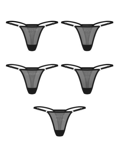 Набір трусиків Obsessive Violami 5-pack thong