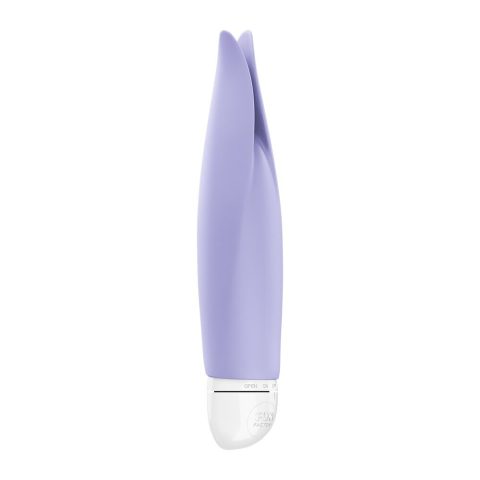 Вібратор з пелюстками Fun Factory VOLITA purple, компактний, дуже тихий, на батарейках