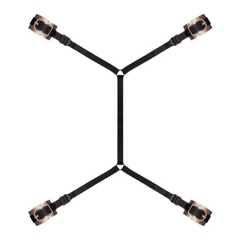 Фіксатор рук і ніг для ліжка Rosy Gold - Under-Mattress Restraint Set