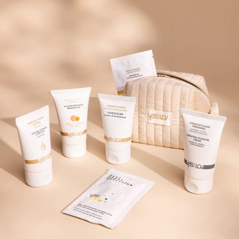Набір для пар YESforLOV MY DELIGHT KIT, крем для мастурбації, змазка, масажний гель, вибухова карамель